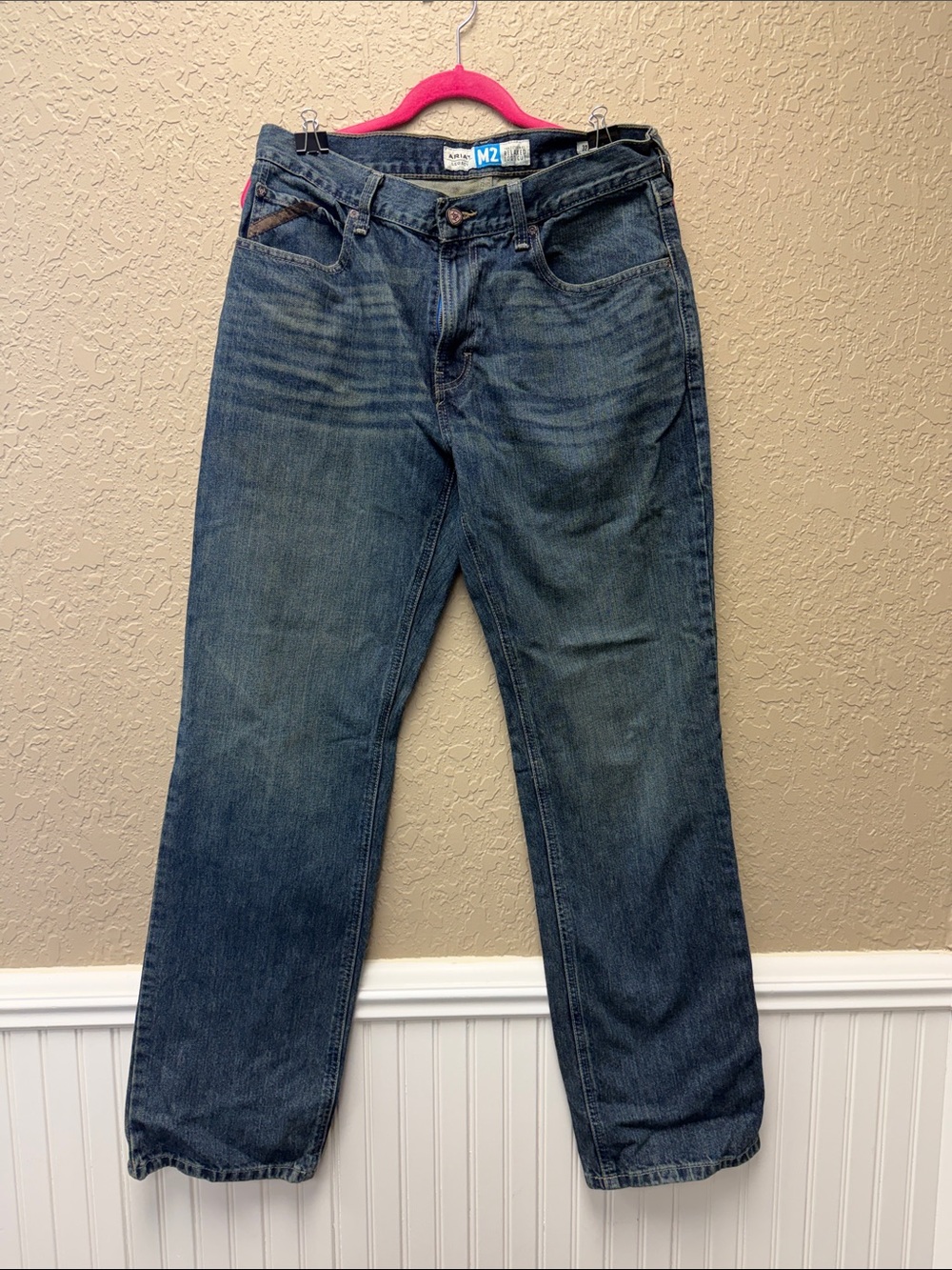 Ariat M2 Relaxed Bootcut Men's Jeans - Dark Blue Wash 32x34